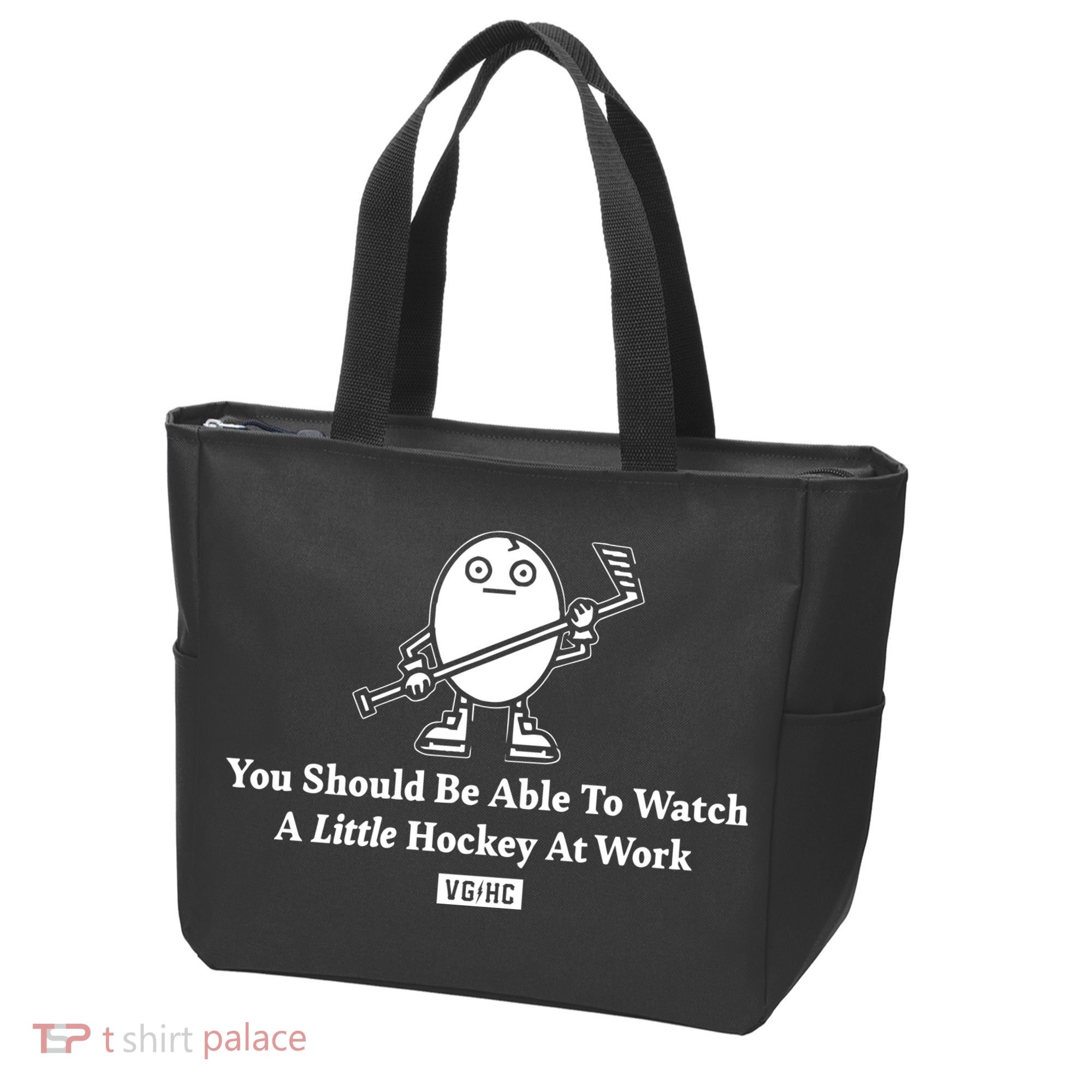 You Should Be Able To Watch A Little Hockey At Work Tote Bag