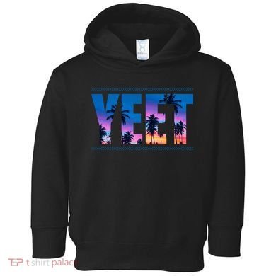Yeet Sunset Beach Toddler Hoodie
