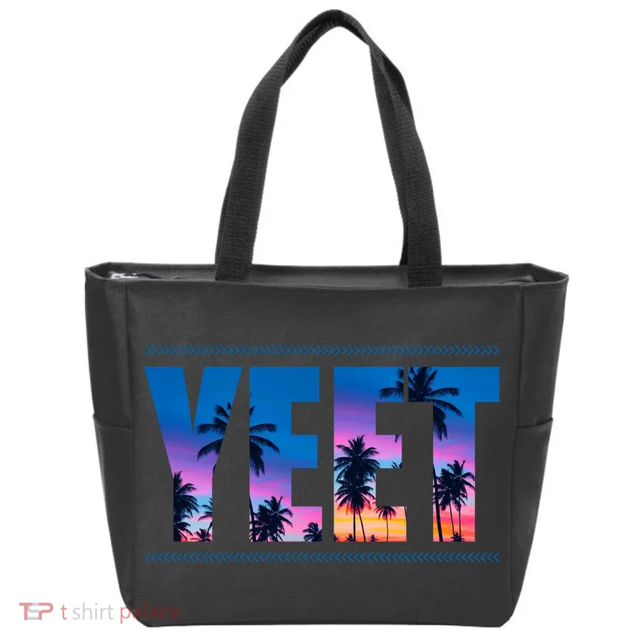 Yeet Sunset Beach Tote Bag
