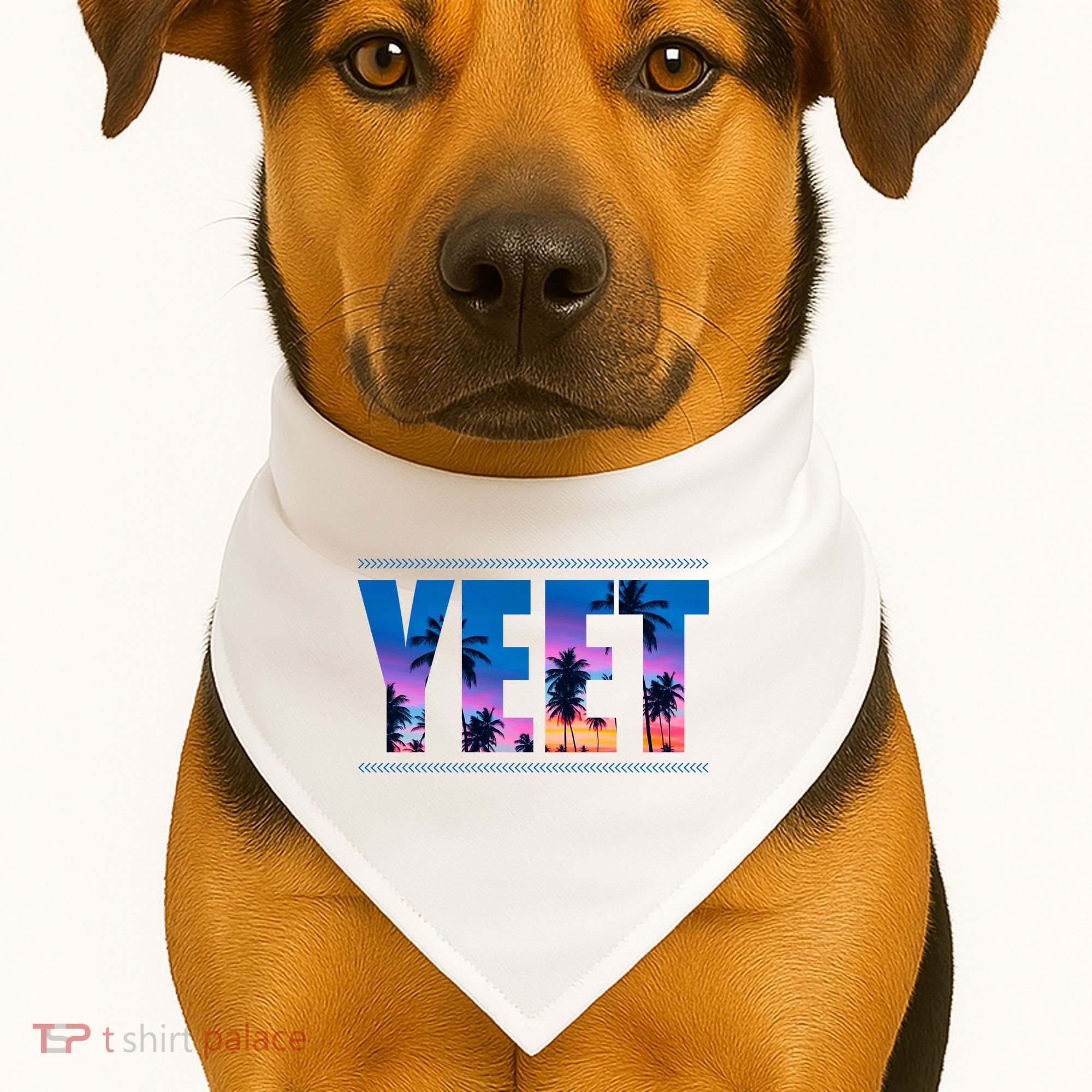 Yeet Sunset Beach USA-Made Doggie Bandana