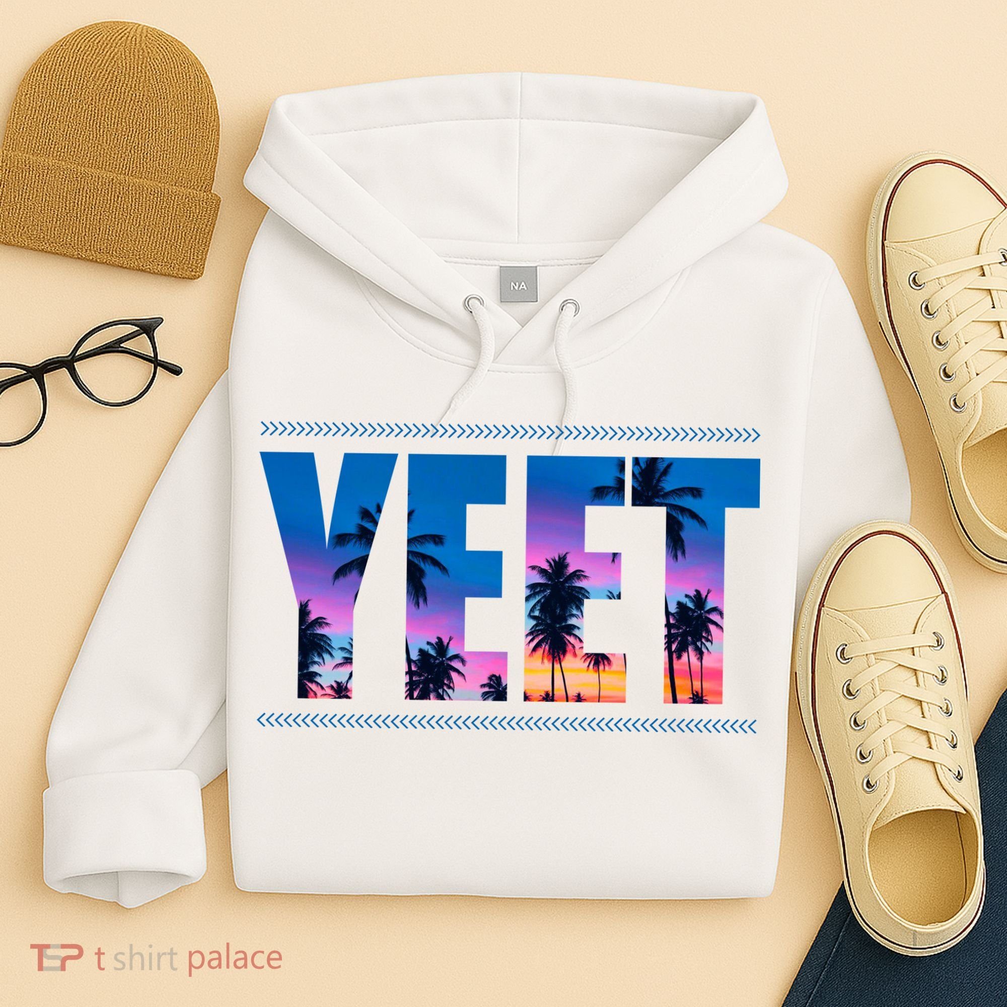 Yeet Sunset Beach Hoodie