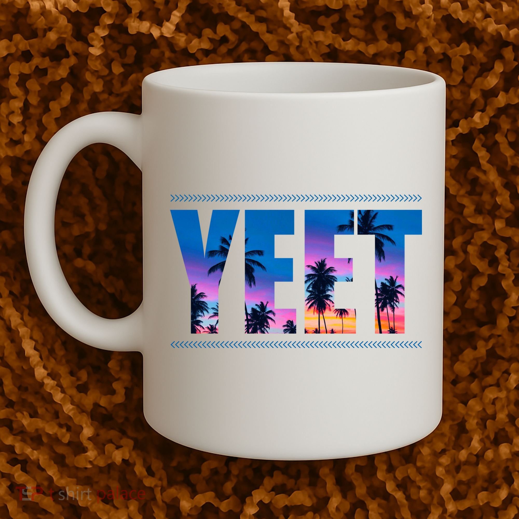 Yeet Sunset Beach Coffee Mug