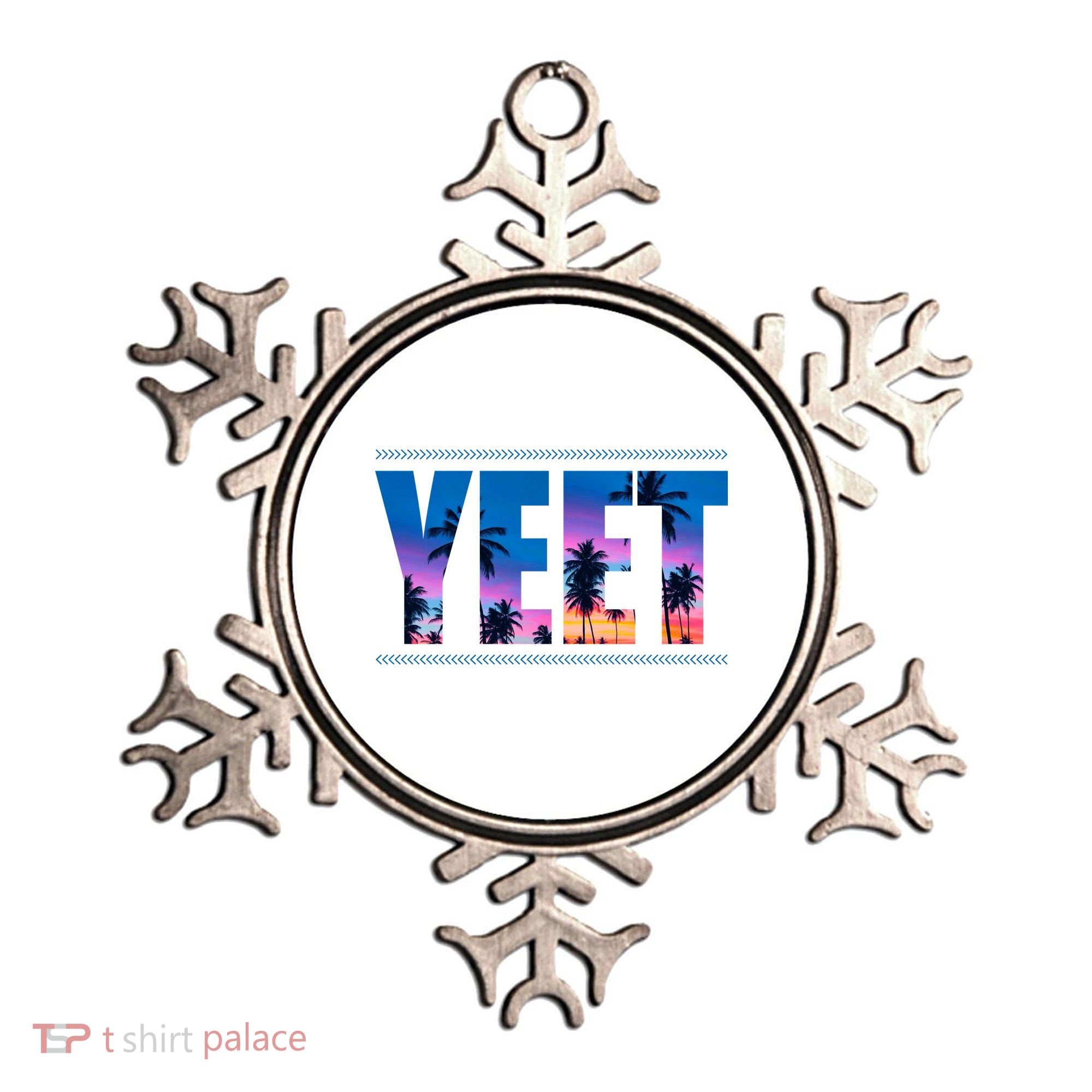 Yeet Sunset Beach Ornament