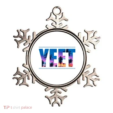 Yeet Sunset Beach Ornament