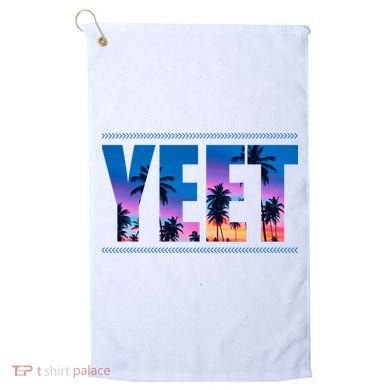 Yeet Sunset Beach Golf Towel
