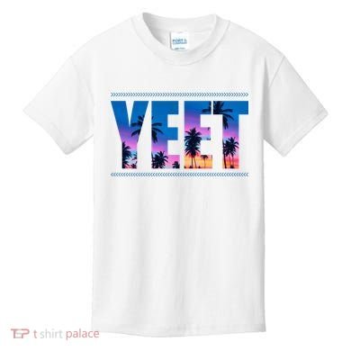 Yeet Sunset Beach Kids T-Shirt