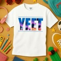 Yeet Sunset Beach Kids T-Shirt thumb 3