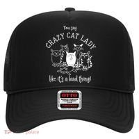 You Say Crazy Cat Lady Like ItS A Bad Thing Meaningful Gift Hat thumb 0