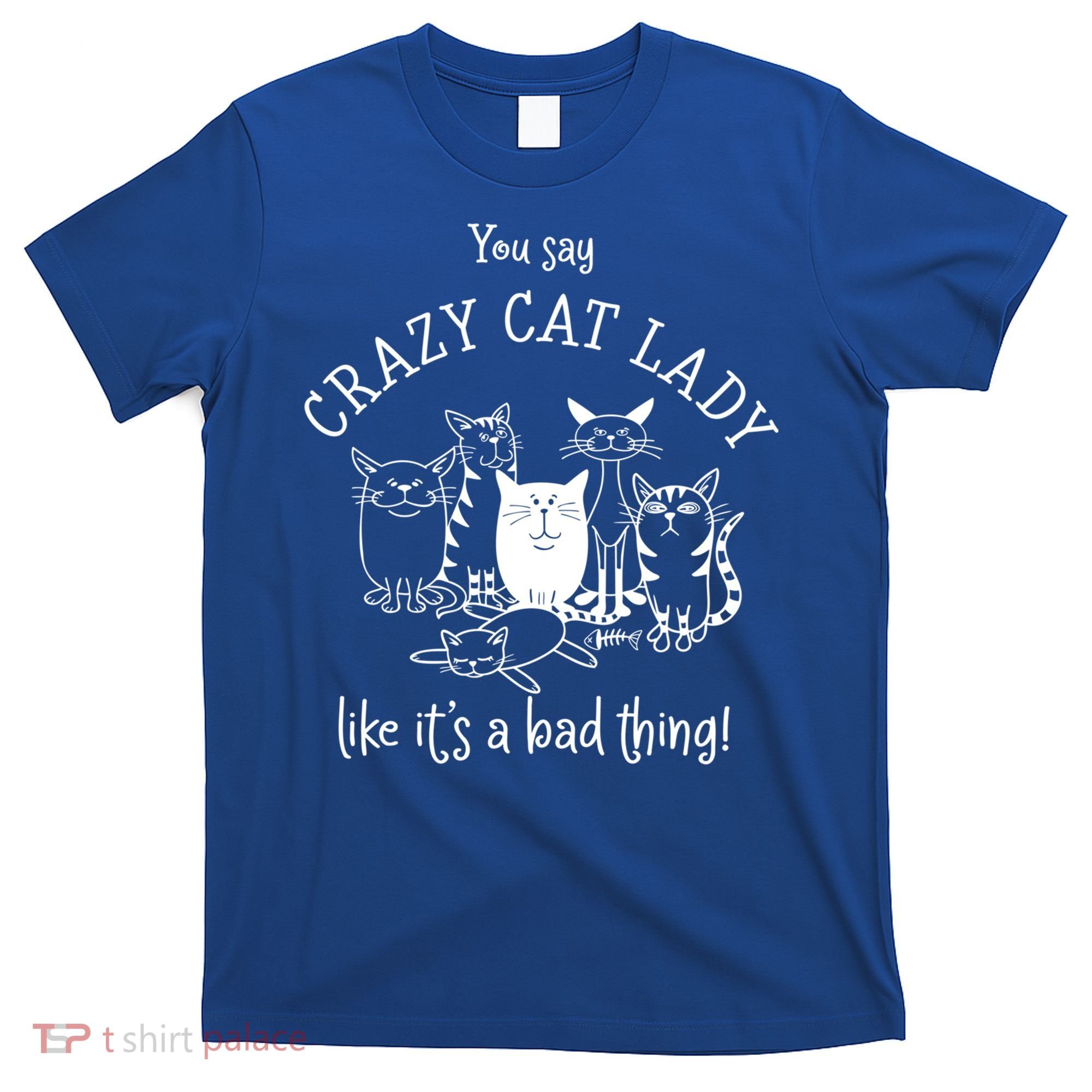 You Say Crazy Cat Lady Like ItS A Bad Thing Meaningful Gift T-Shirt