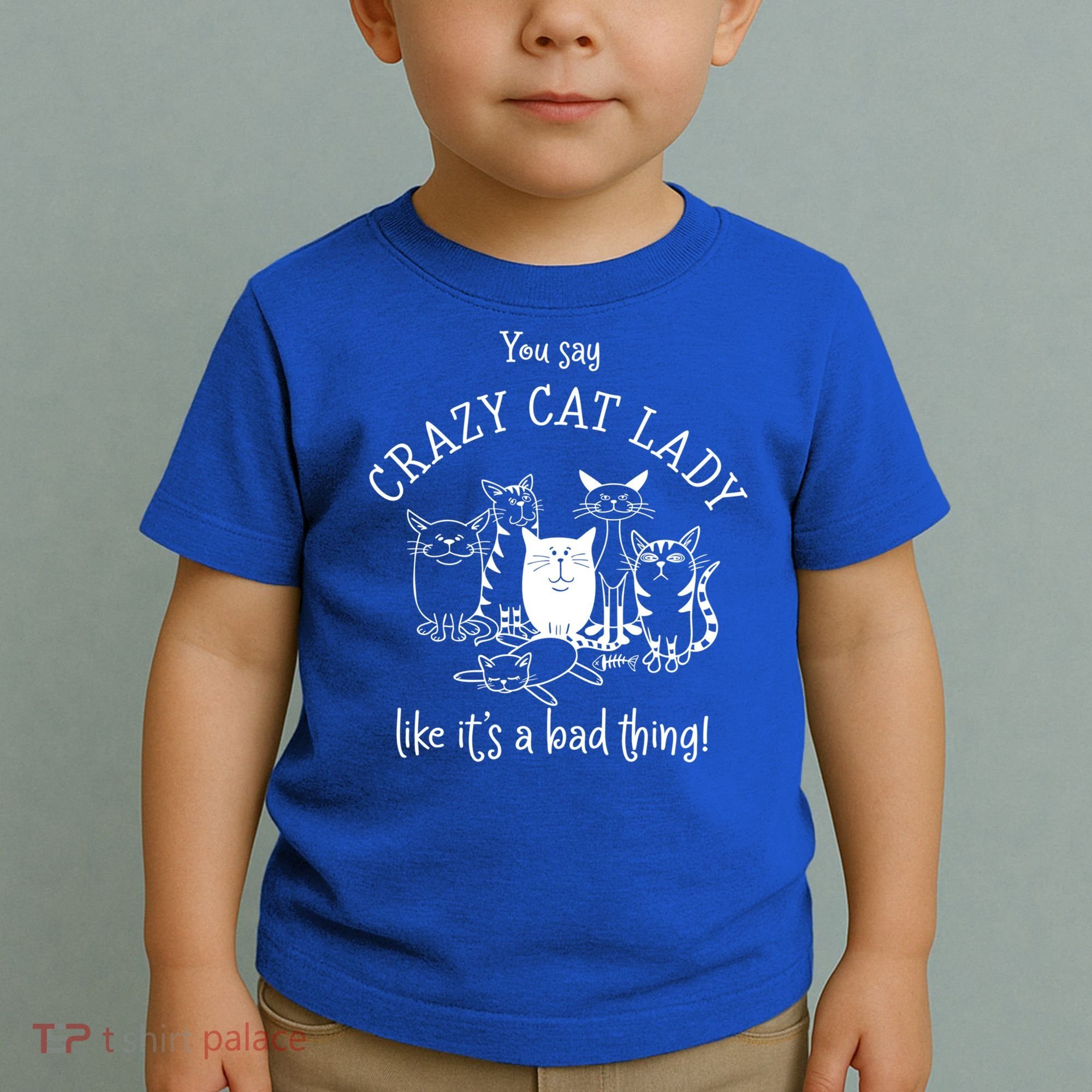 You Say Crazy Cat Lady Like ItS A Bad Thing Meaningful Gift Toddler T-Shirt