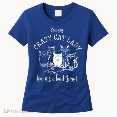 You Say Crazy Cat Lady Like ItS A Bad Thing Meaningful Gift Women's T-Shirt