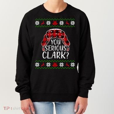 You Serious Cark? Ugly Christmas Sweater Design Women's Sweatshirt