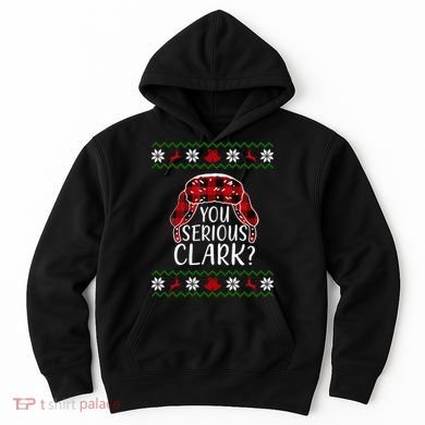 You Serious Cark? Ugly Christmas Sweater Design Hoodie