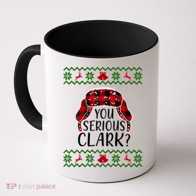You Serious Cark? Ugly Christmas Sweater Design Coffee Mug
