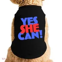 Yes She Can Doggie Tank thumb 0