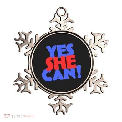 Yes She Can Ornament