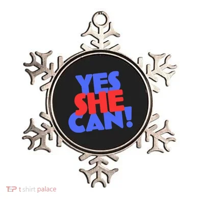 Yes She Can Ornament