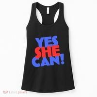 Yes She Can Women's Tank Top thumb 0