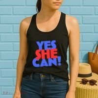 Yes She Can Women's Tank Top thumb 2