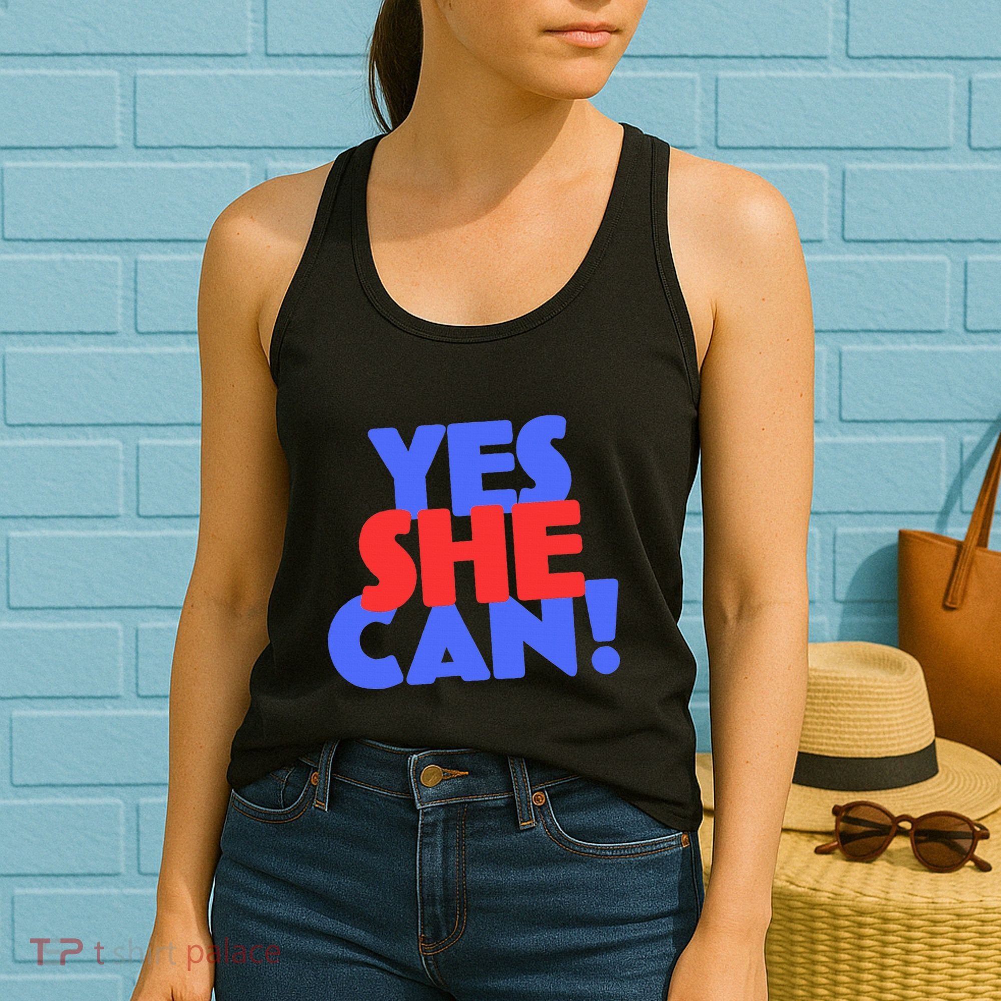 Yes She Can Women's Tank Top