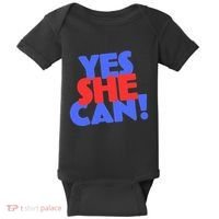 Yes She Can Baby Bodysuit thumb 0