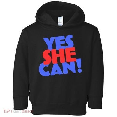 Yes She Can Toddler Hoodie