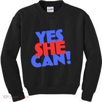 Yes She Can Kids Sweatshirt thumb 0
