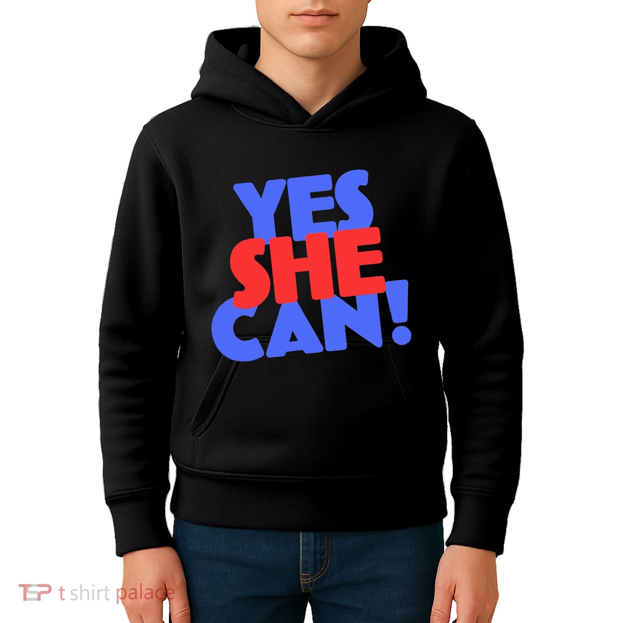 Yes She Can Kids Hoodie