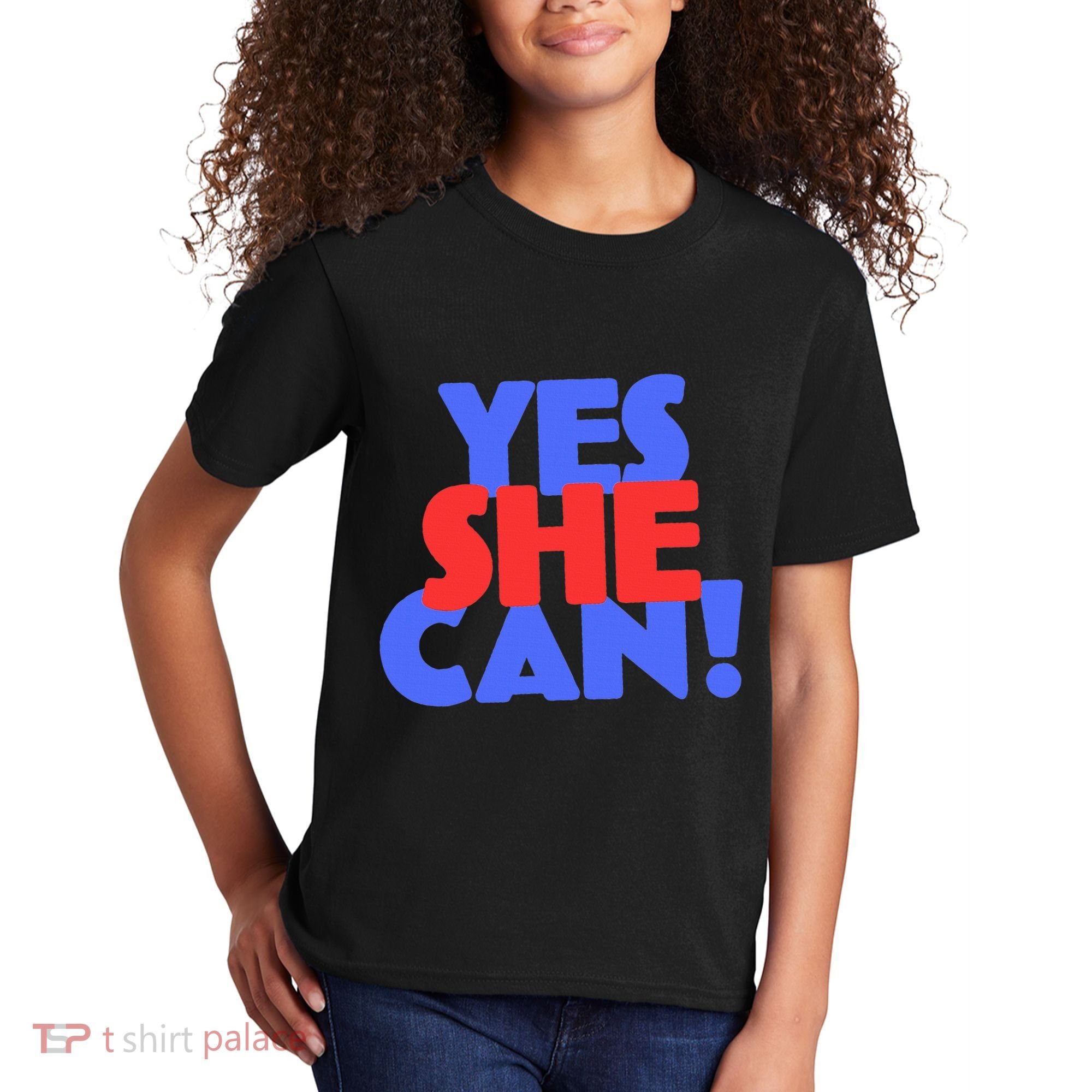 Yes She Can Kids T-Shirt