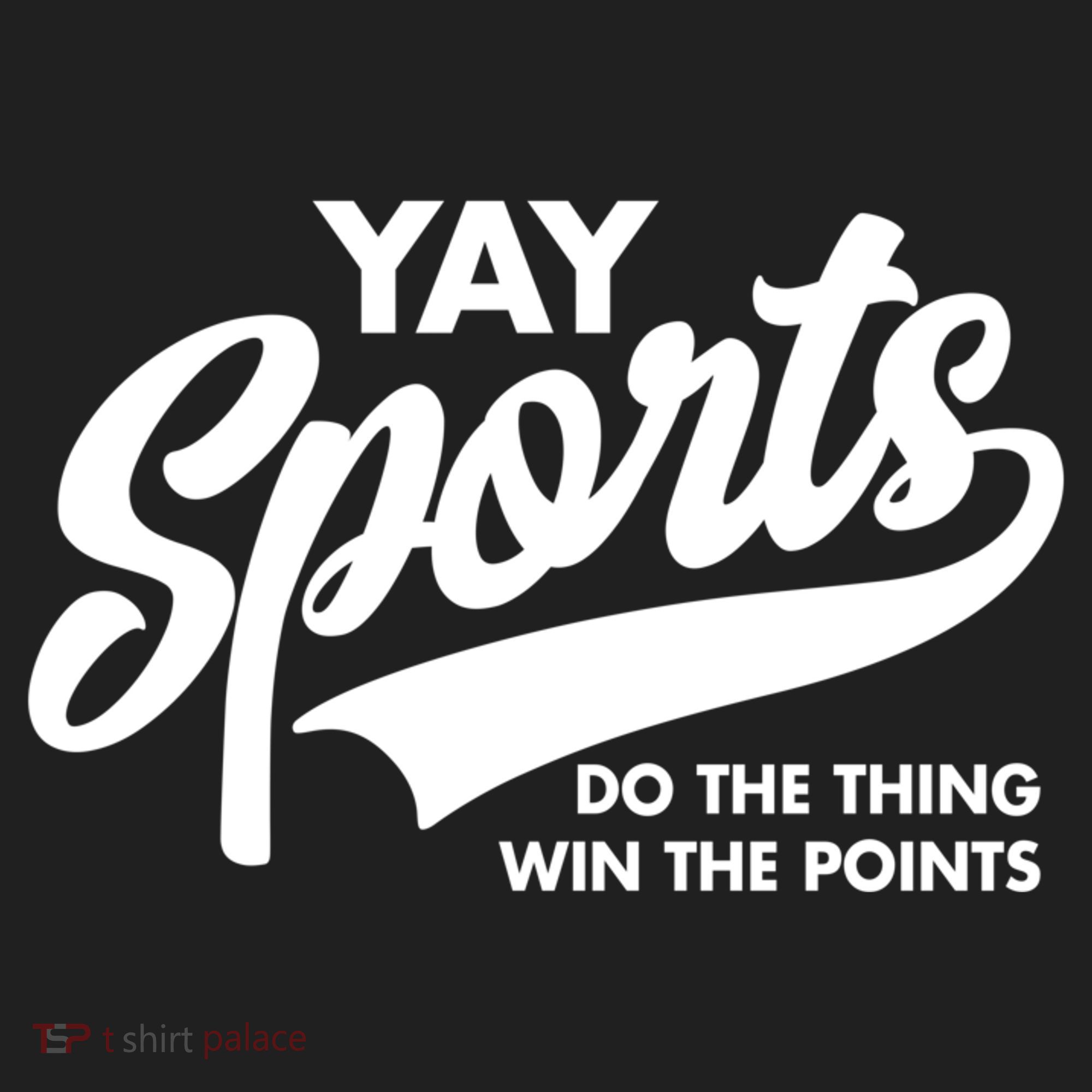 Yay Sports Do The Thing Win The Points Swash White Women's Sweatshirt