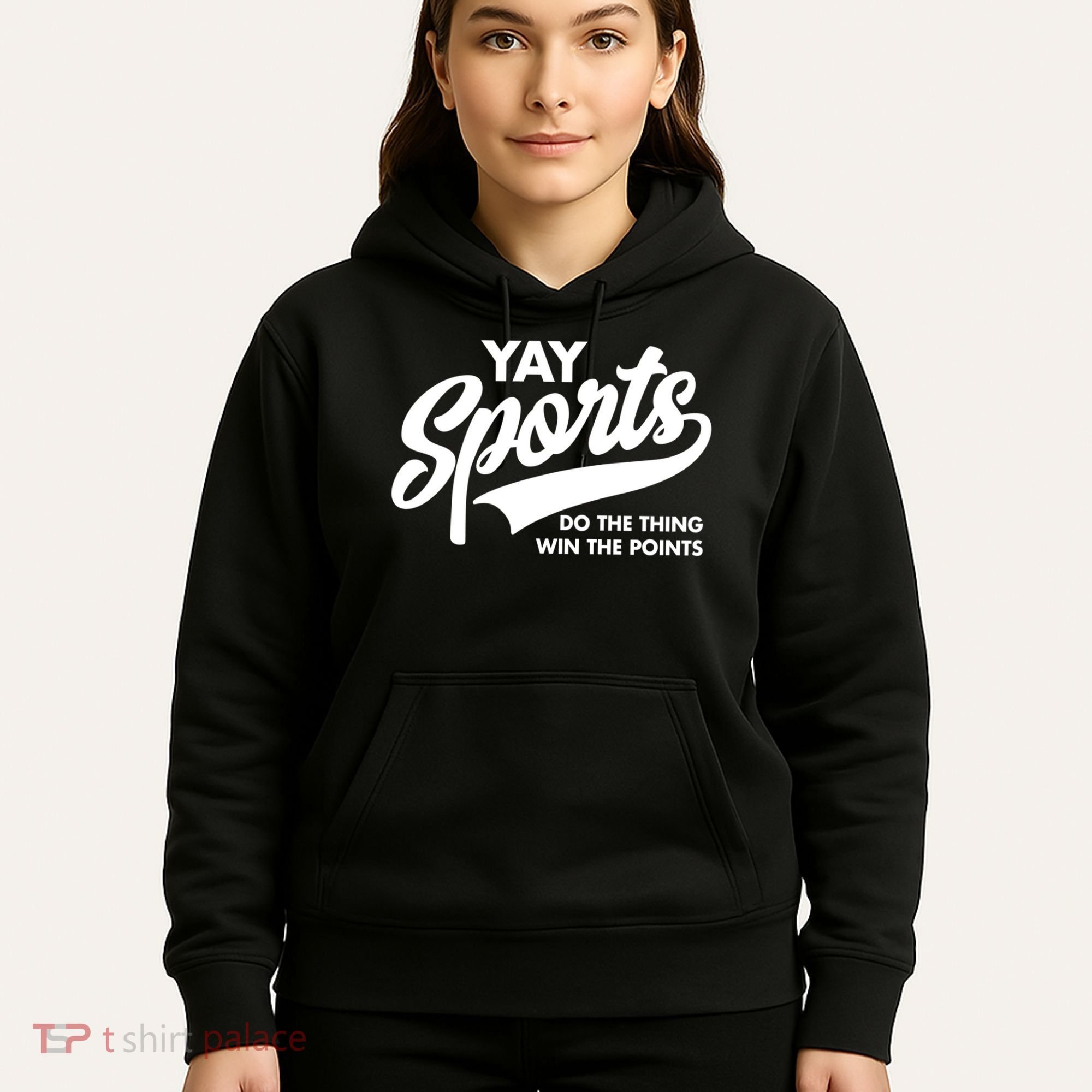 Yay Sports Do The Thing Win The Points Swash White Hoodie
