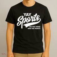Yay Sports Do The Thing Win The Points Swash White T-Shirt thumb 3