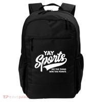 Yay Sports Do The Thing Win The Points Swash White Backpack thumb 0