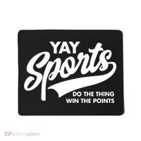 Yay Sports Do The Thing Win The Points Swash White Mousepad thumb 0