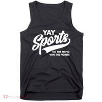 Yay Sports Do The Thing Win The Points Swash White Tank Top thumb 0