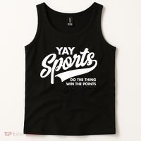Yay Sports Do The Thing Win The Points Swash White Tank Top thumb 2