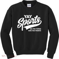 Yay Sports Do The Thing Win The Points Swash White Kids Sweatshirt thumb 0