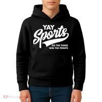 Yay Sports Do The Thing Win The Points Swash White Kids Hoodie thumb 4
