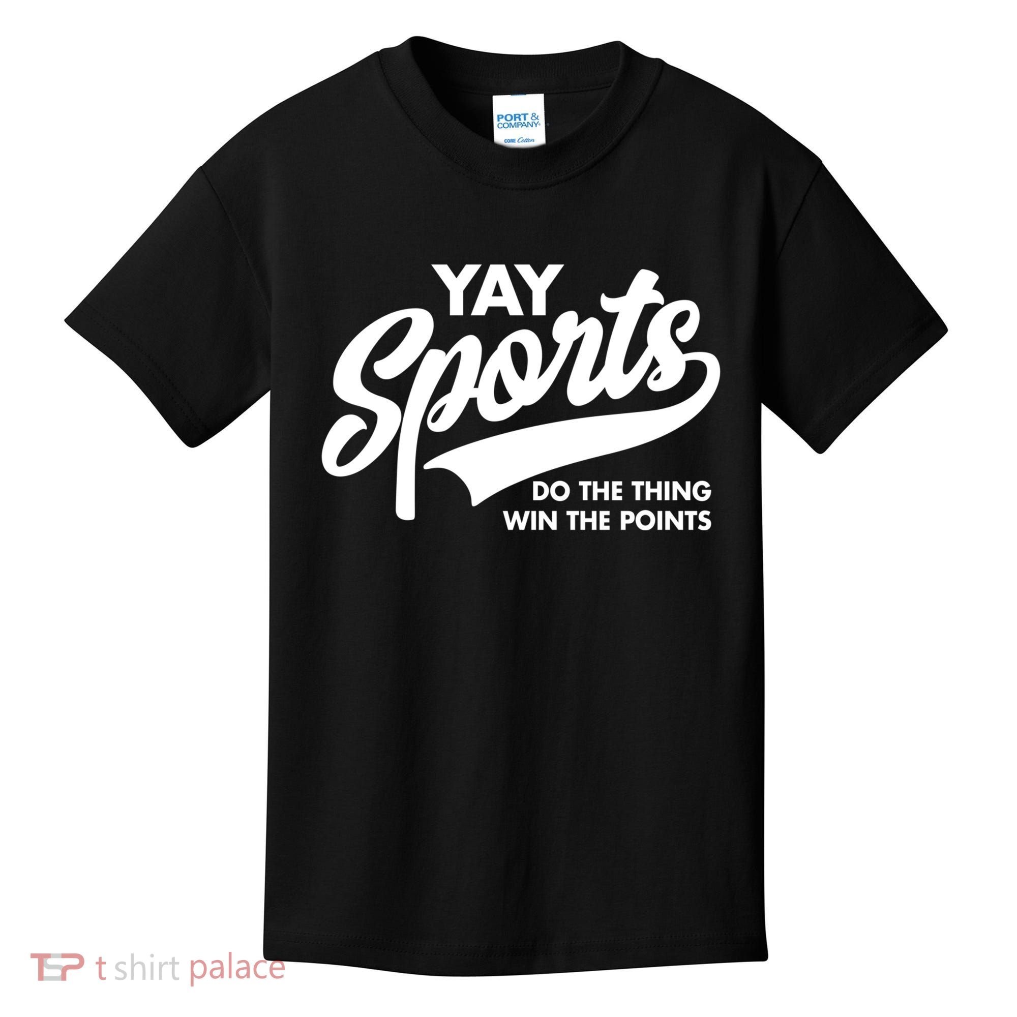 Yay Sports Do The Thing Win The Points Swash White Kids T-Shirt