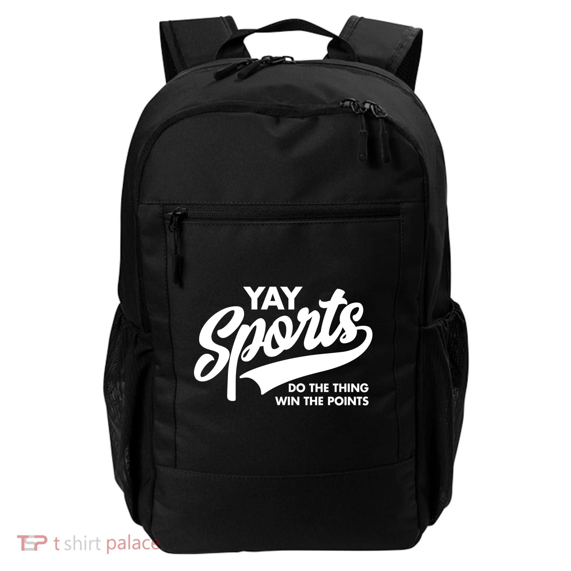 Yay Sports Do The Thing Win The Points Swash White Gift Backpack