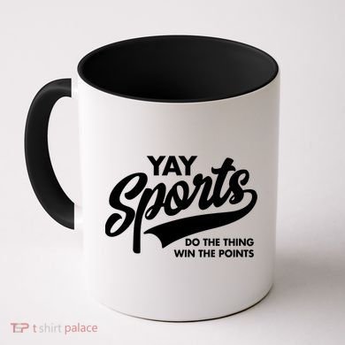Yay Sports Do The Thing Win The Points Swash White Gift Coffee Mug
