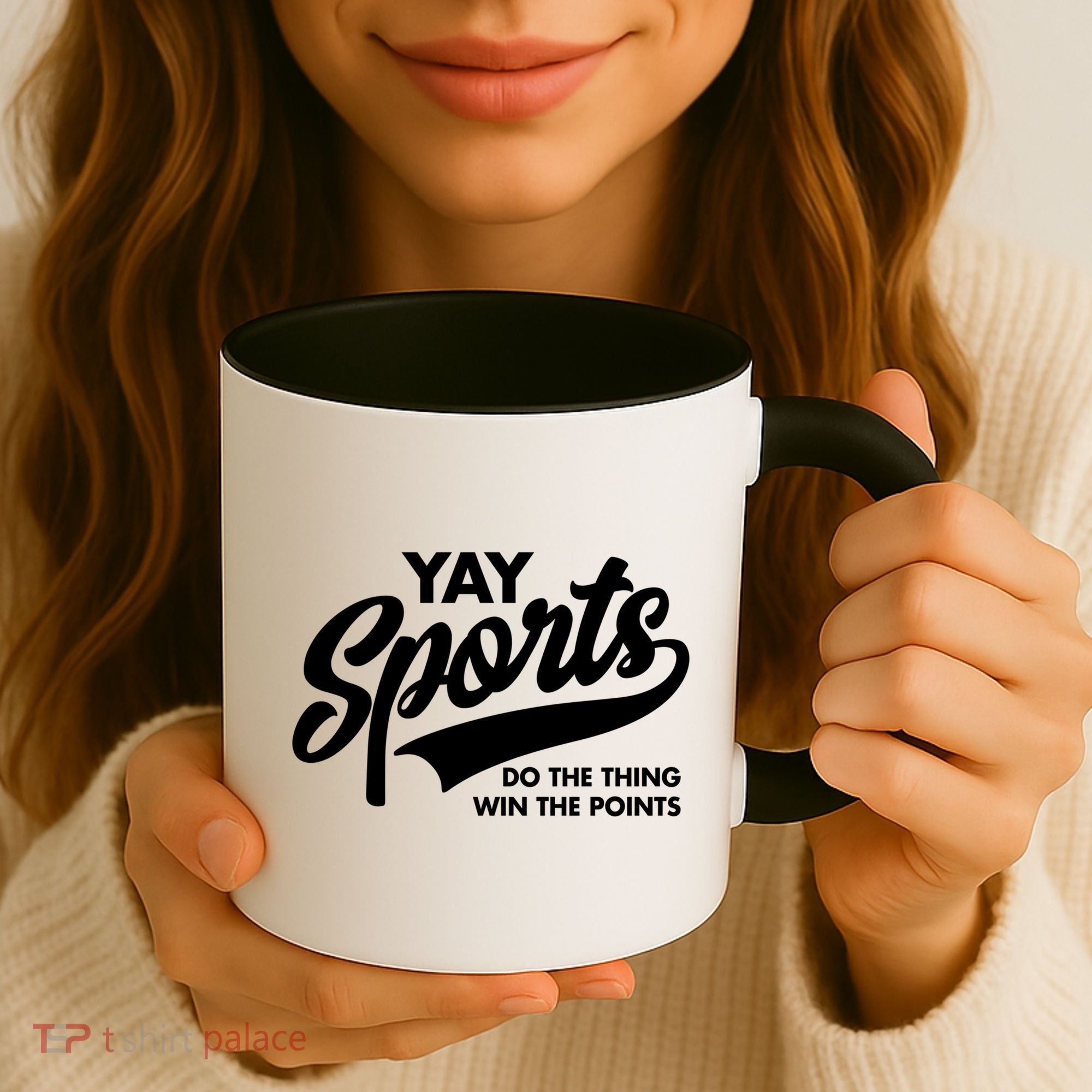 Yay Sports Do The Thing Win The Points Swash White Gift Coffee Mug