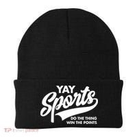 Yay Sports Do The Thing Win The Points Swash White Gift Beanie thumb 0