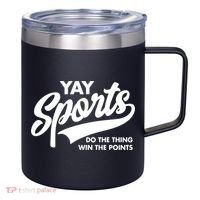 Yay Sports Do The Thing Win The Points Swash White Gift 12oz Stainless Steel Coffee Mug thumb 0