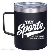 Yay Sports Do The Thing Win The Points Swash White Gift 12oz Stainless Steel Coffee Mug thumb 2