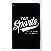 Yay Sports Do The Thing Win The Points Swash White Gift Golf Towel thumb 0