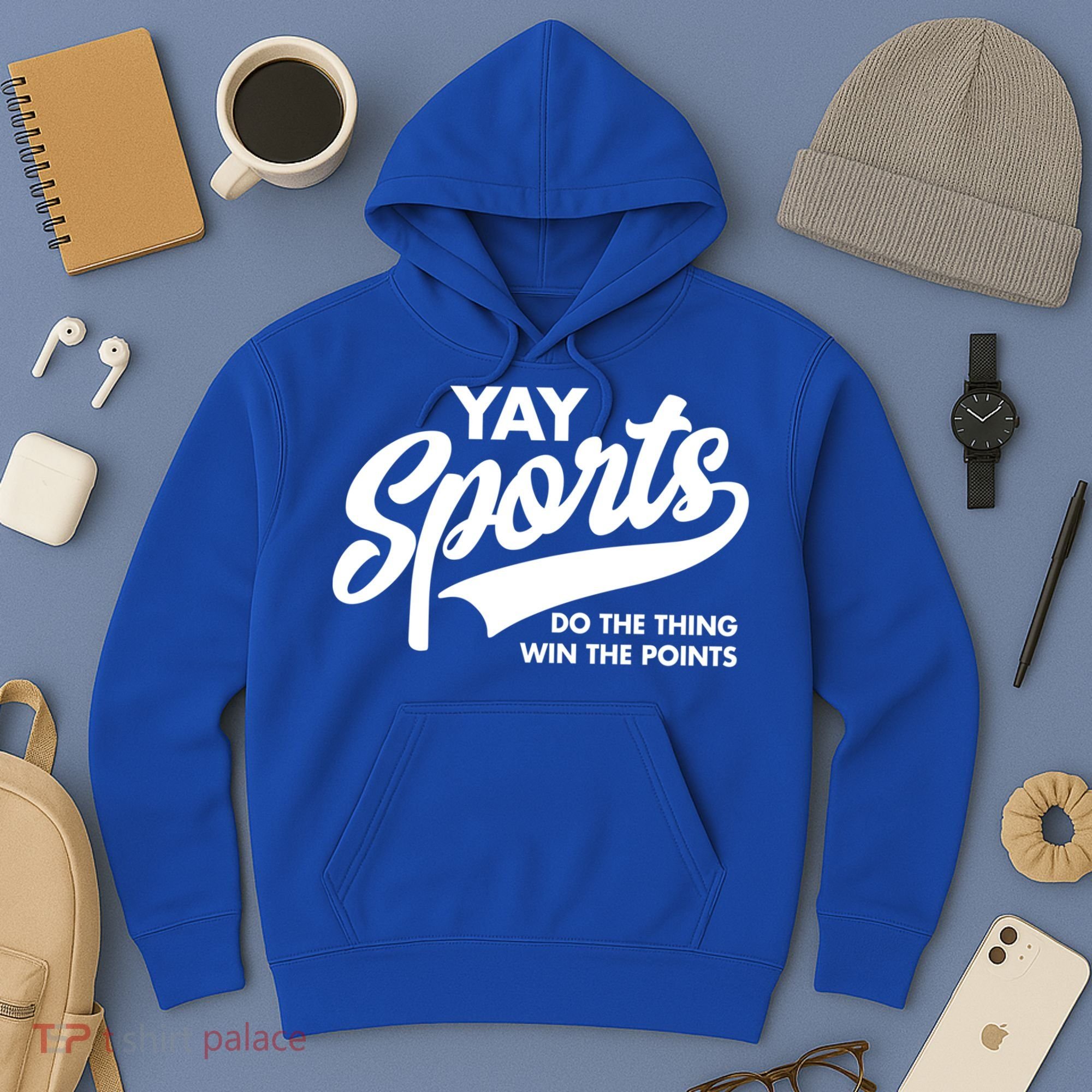 Yay Sports Do The Thing Win The Points Swash White Gift Hoodie