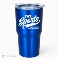 Yay Sports Do The Thing Win The Points Swash White Gift Tumbler thumb 0
