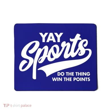 Yay Sports Do The Thing Win The Points Swash White Gift Mousepad