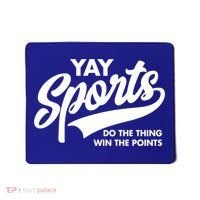 Yay Sports Do The Thing Win The Points Swash White Gift Mousepad thumb 0